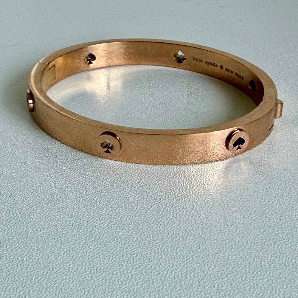 Kate Spade Rose Gold Hinged Bracelet